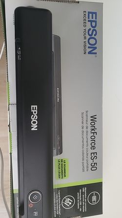 Epson workforce ES50 portable scanner