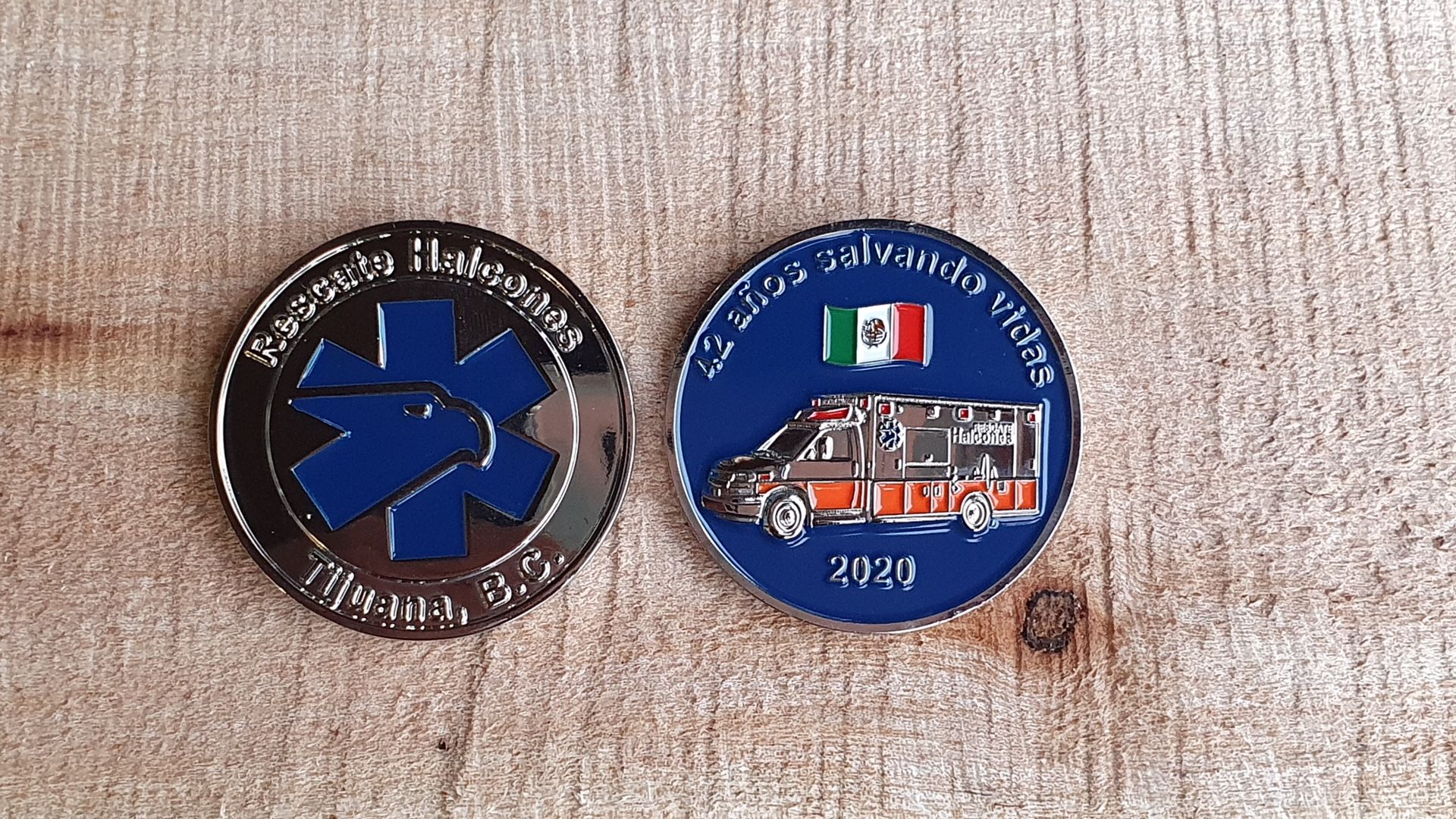 Challenge Coin - Rescate Halcones Tijuana