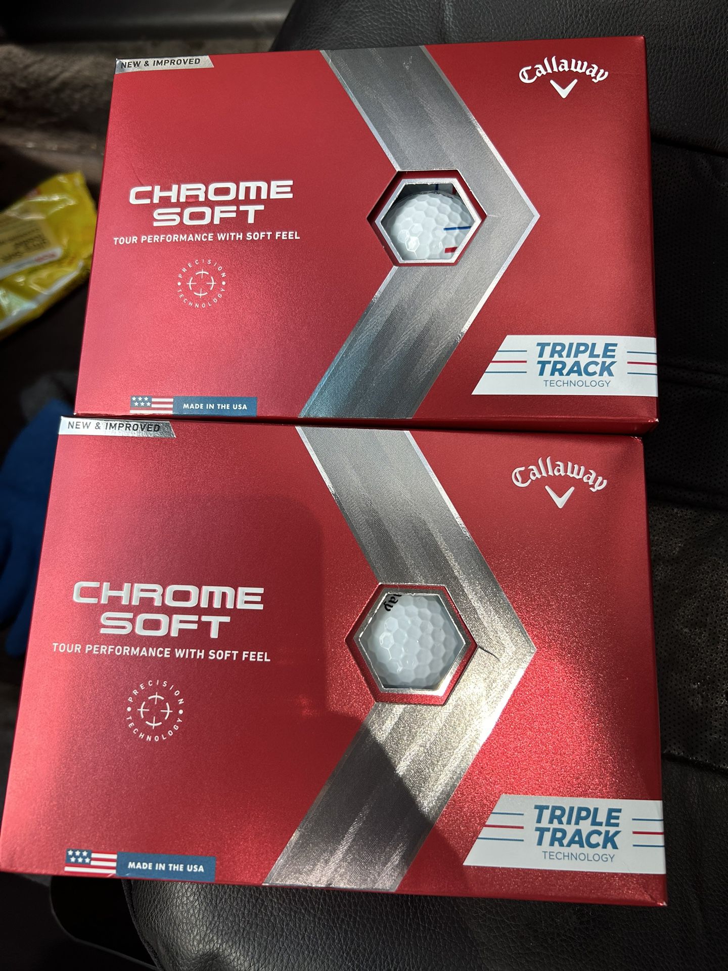 2 Boxes of Callaway Chrome soft 