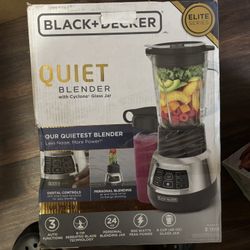 Black and decker, quiet blender