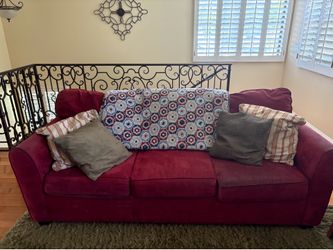 Red sofa