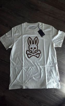 Psycho Bunny White Graphic T-Shirt
