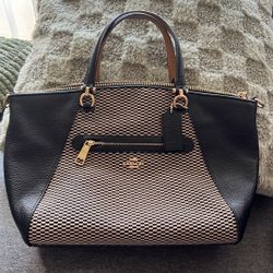 COACH Legacy Jacquard Prairie Satchel