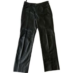 Harley Davidson black leather pants
