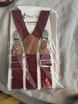 Small Dog Diaper Suspenders (set of 2)