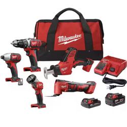 Milwaukee M18 cordless 5-tool combo kit
