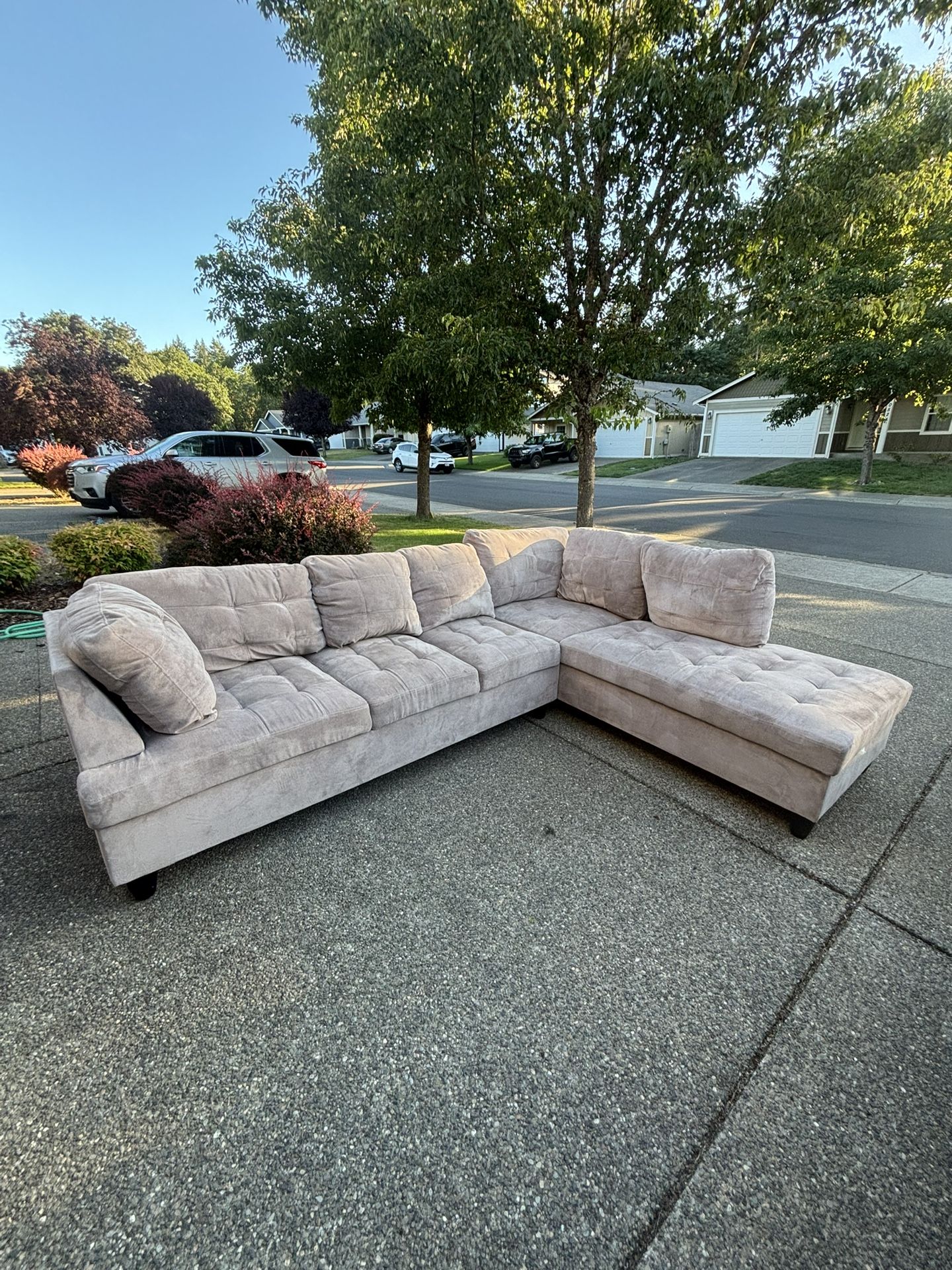 Grey Sectional Couch