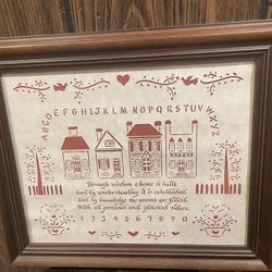 Antique ABC Framed Art 