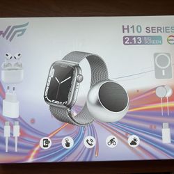 Smartwatch Earbuds Bundle Gift Box