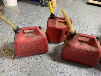 3 Each Gas Cans 