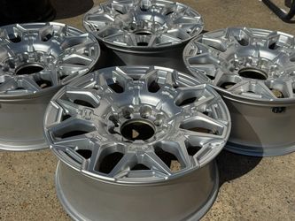 4X 22" Hummer EV HEV 2500 OEM 8x165 14094 SILVER wheels rims TPMS 2025 2026 2027