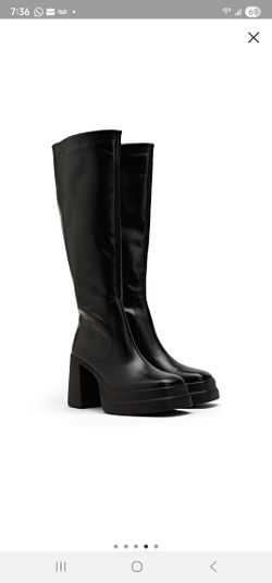 Platform Boots Size 7 , With 4 Inch Heel And 2 Inch Platform