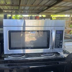 Stainless microwave Whirpool