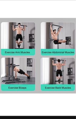 New in the box Brand: QYQCXGL Multi-Function Pull-up Station with Pull Up Bar and Dip Station Adjustable Workout Equipment for Home Gym Strength Train