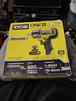Ryobi 18v  brushless  half inch impact wrench