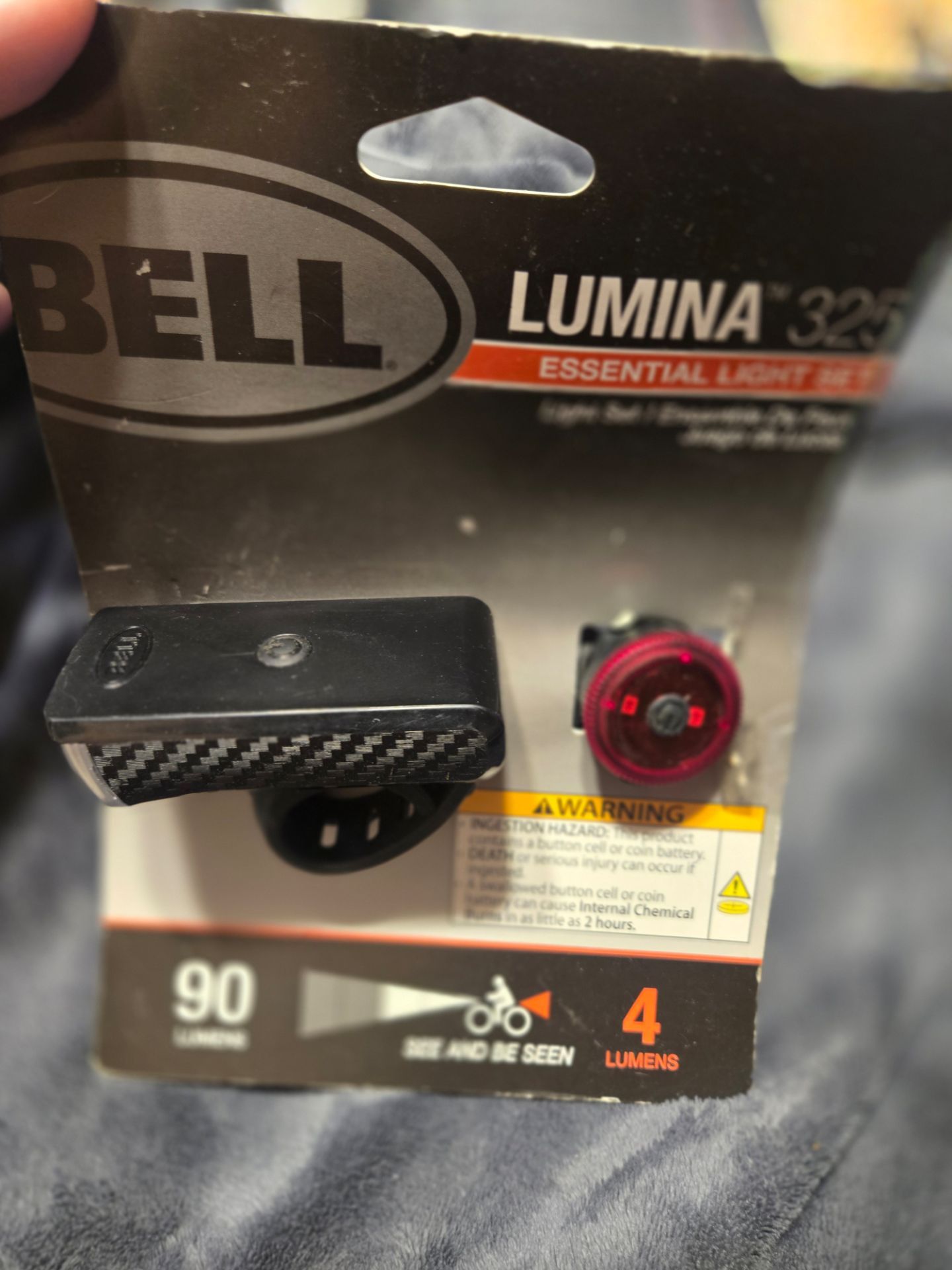 Bicycle headlight taillight led set