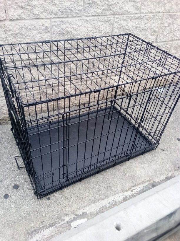 Black Metal Dog Crate For Sale