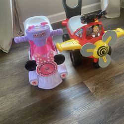 Minnie Mouse Train / Mickey Airplane