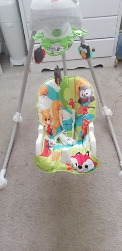 Fisher price rainforest cradle and swing