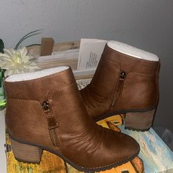 Brown Booties - Size 7 1/2