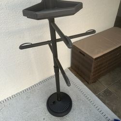 Towel Stand For Pool Area