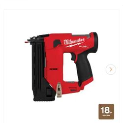 Milwaukee
M12 FUEL 12-Volt Lithium-Ion Brushless Cordless 18-Gauge 1-1/2 in. Compact Brad Nailer (Tool Only)
