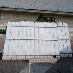 Wooden Fence Sections 8 Feet Length X 6 Feet Height  $30 Each