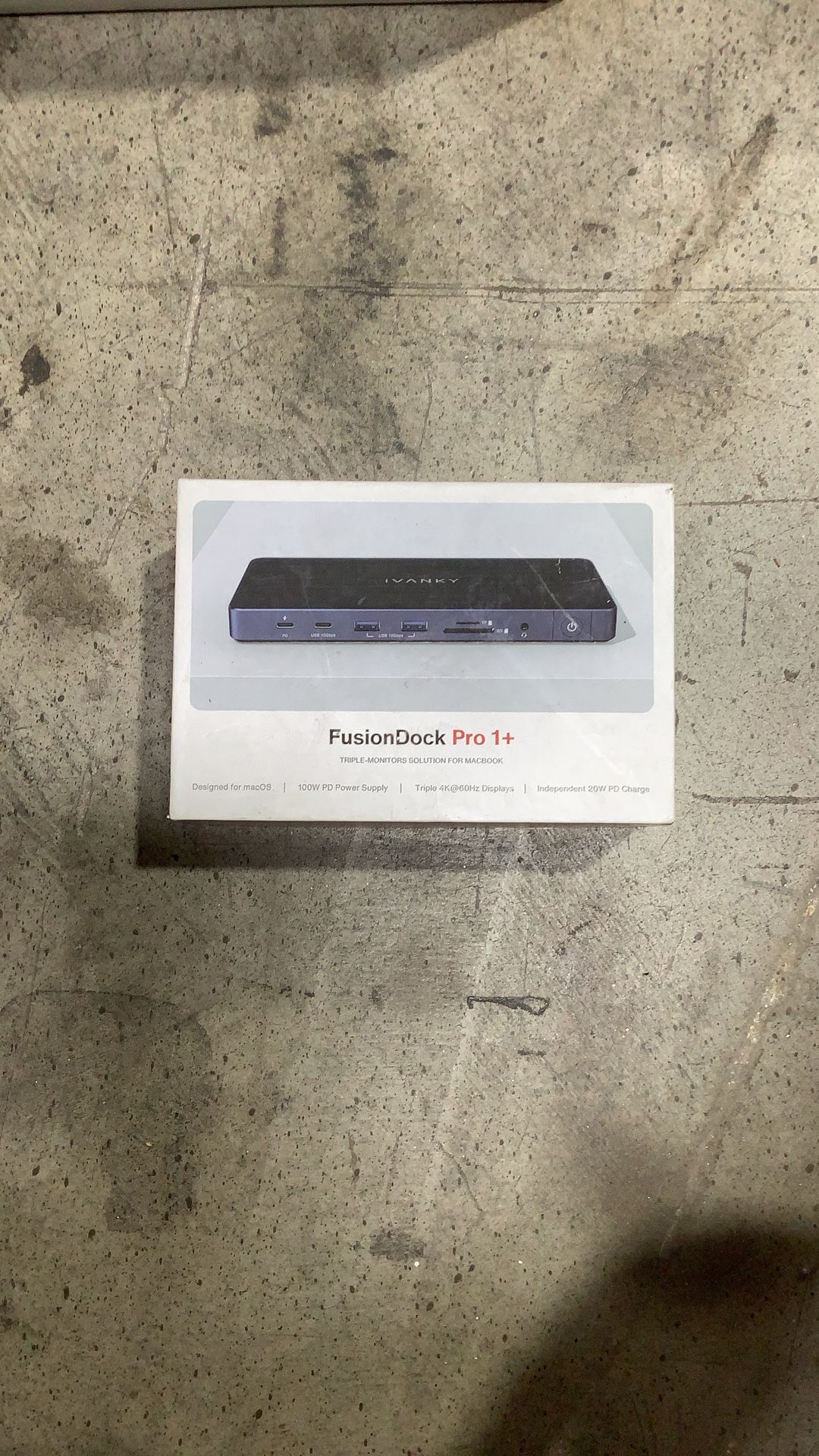 iVANKY FusionDock Max 1 Dual Thunderbolt 4 Chips, 20-in-1 Quad 6K@60Hz Monitor MacBook Air Docking Station, 40Gbps Dock for MacM1/M2/M3/M4 Pro/Max, 2H