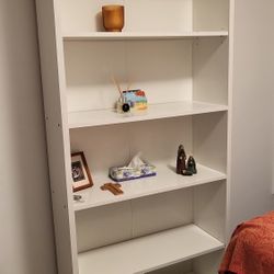 White Bookshelf 