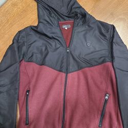 jack & jones mens core burgandy jacket