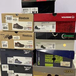 Work Shoes Variety For Sale - (NEW) - Price negotiable!