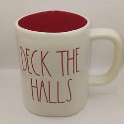 Rae Dunn Artisan Collection by Magenta "Deck The Halls" Mug