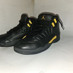 Nike Air Jordan 12 Retro (PS) Black Taxi 151186 071 Size 10C
