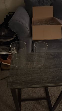 10-Piece Glass Vase/Candle Holder Set (5 Wide, 5 Skinny)