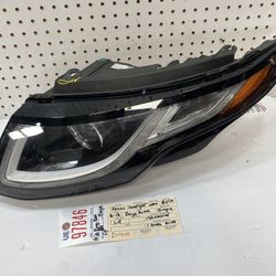 2016 2019 RANGE ROVER EVOQUE LEFT SIDE HEADLIGHT LAMP OEM 