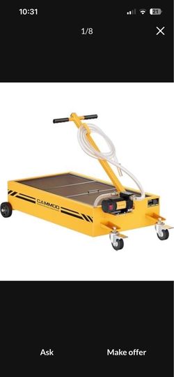 Brand new 25 gallon electric oil pan  worth $249