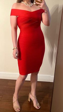 Rayon Off Shoulder Bandage Bodycon Party Dress