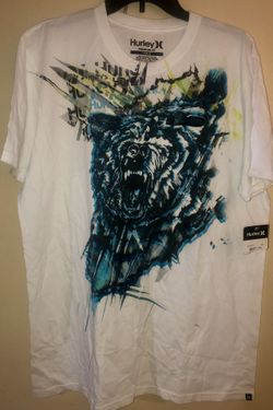 New Hurley large grizzly t-shirt vintage