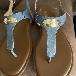 Mk Plate Flat Sandals Size 6.