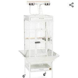 Large Bird Cage White