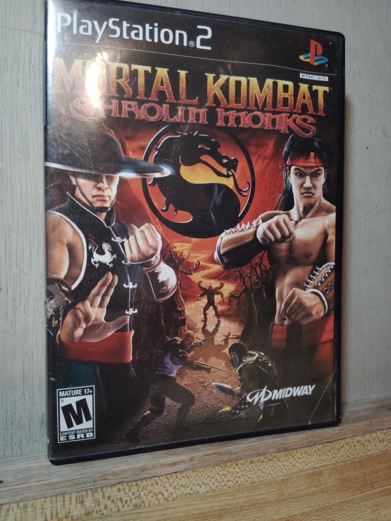 PS2 mortal Kombat  Shaolin Monks