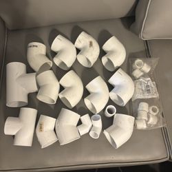 Different PVC Pipe Fittings/elbows And Conectors All For $40