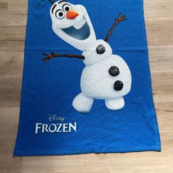 Disney's Pixars Frozen Olaf Fleece Blanket 