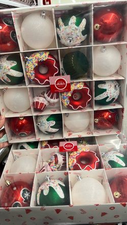 Donut cups cake ornaments