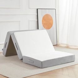 TWIN 6”Trifold Mattress-Folding-Foldable Floor Mattress-Guest-Camping-Retail $159.99 or $100 From Me