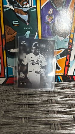 Mookie Betts Black White Sp 