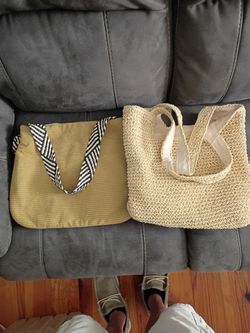 Several purses and handbags
