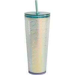 2021 Starbucks Matte Iridescent Mermaid Tail Cold Cup Venti Tumbler 24 oz New