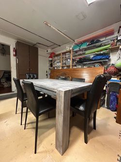 Farmhouse dining table set
