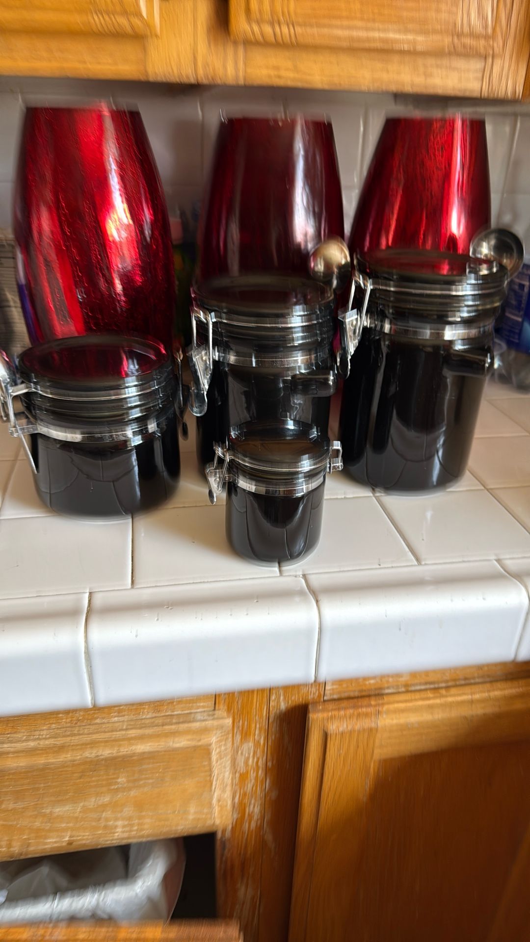 No Son Home Interiors Canisters Negros/ Botes Para Cosina Black